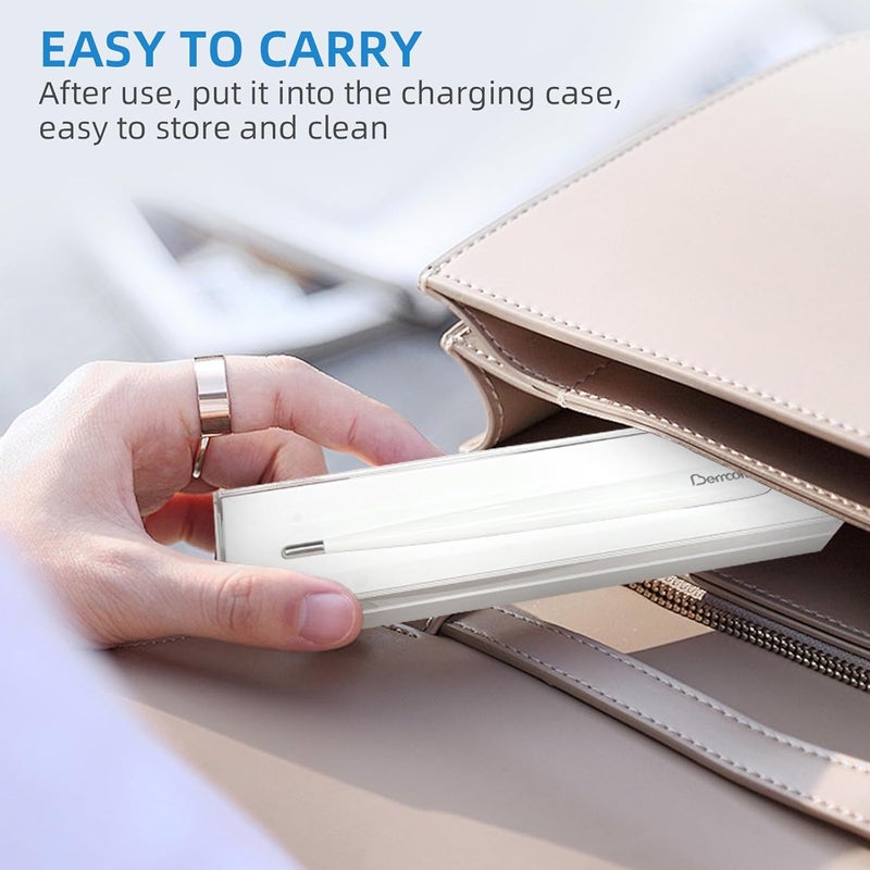 Berrcom Rechargeable Digital Thermometer for Adults and Kids, Medical-Grade Accurate Thermometers with LED Display, Fever Alarm, Fast Reading, Portable - Image 5